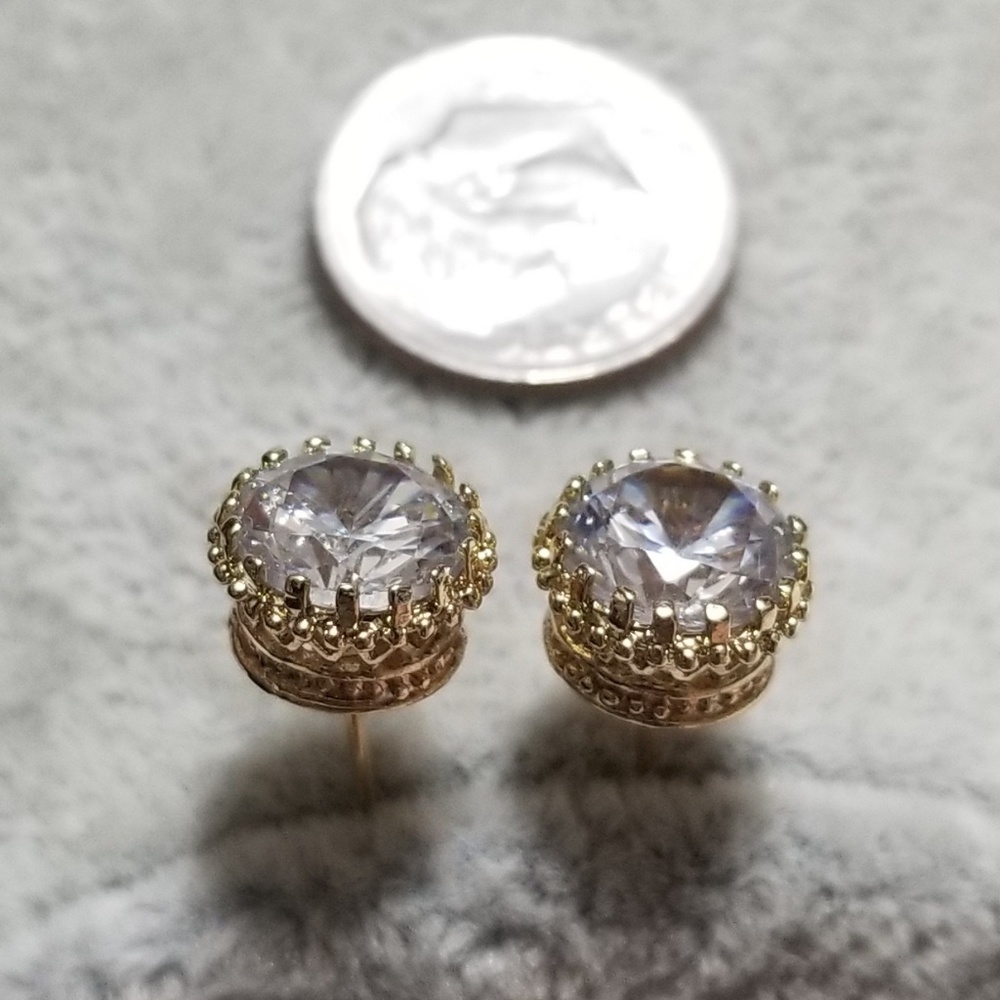 CZ STUD EARRINGS